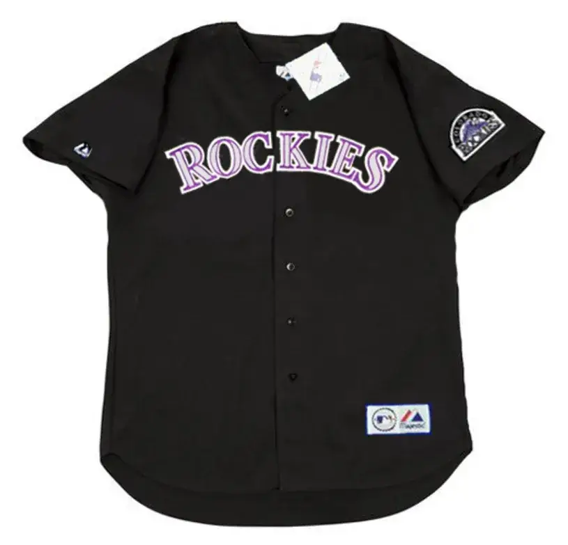 VINNY CASTILLA Colorado Rockies 1993 Majestic Throwback Baseball Jersey