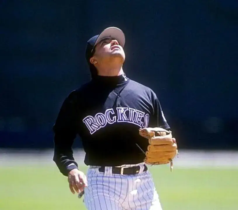 VINNY CASTILLA Colorado Rockies 1993 Majestic Throwback Baseball Jersey 