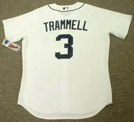 ALAN TRAMMELL Detroit Tigers Majestic Athletic AUTHENTIC Baseball Jersey 