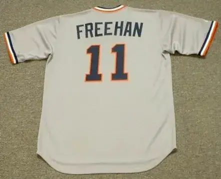 BILL FREEHAN Detroit Tigers 1972 Majestic Cooperstown Throwback Baseball Jersey 