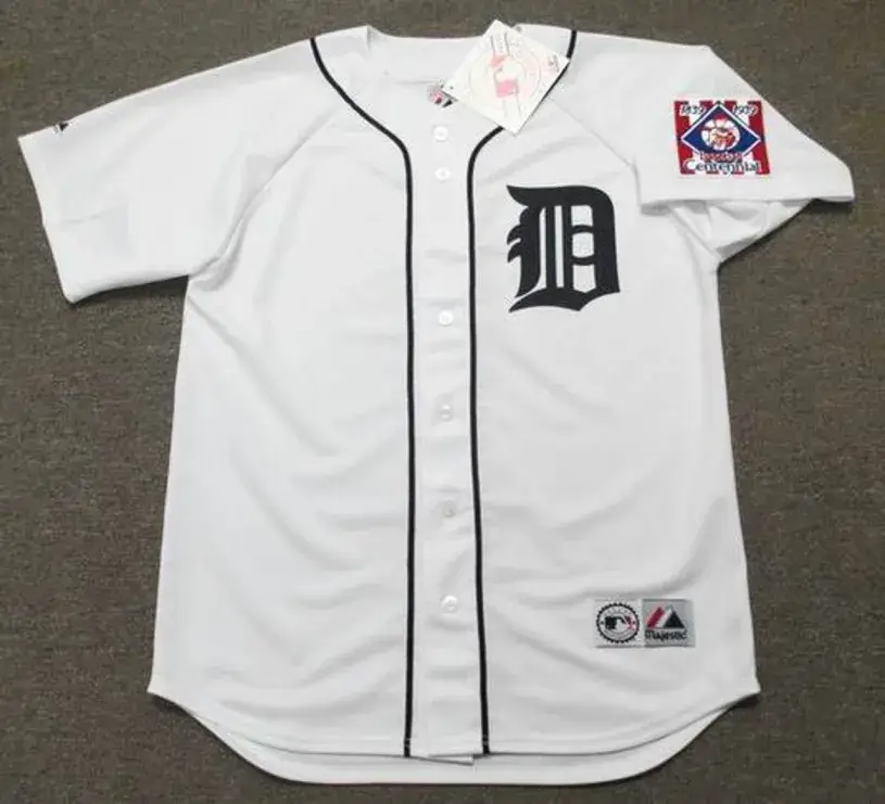 CHARLIE GEHRINGER Detroit Tigers 1939 Majestic Throwback Home Baseball Jersey