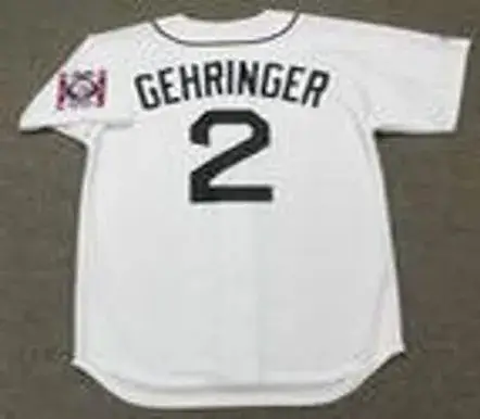 CHARLIE GEHRINGER Detroit Tigers 1939 Majestic Throwback Home Baseball Jersey 