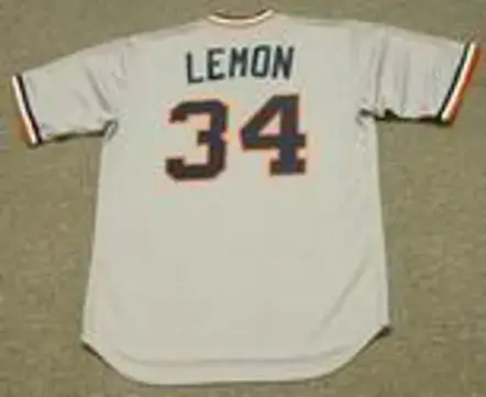 CHET LEMON Detroit Tigers 1984 Majestic Cooperstown Throwback Baseball Jersey 