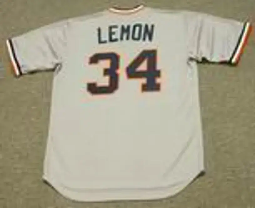 CHET LEMON Detroit Tigers 1984 Majestic Cooperstown Throwback Baseball Jersey 
