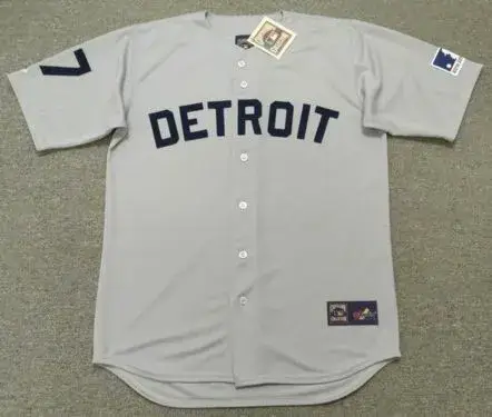 DENNY McLAIN Detroit Tigers 1969 Majestic Cooperstown Away Baseball Jersey