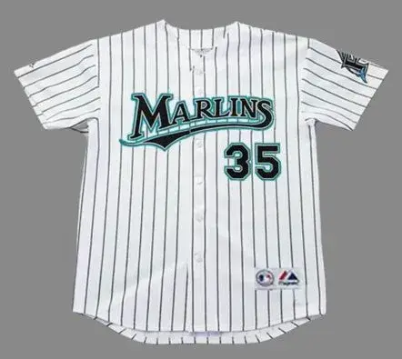 DONTRELLE WILLIS Florida Marlins 2003 Home Majestic Throwback Baseball Jersey