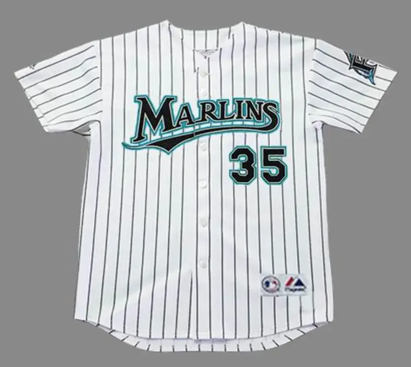 DONTRELLE WILLIS Florida Marlins 2003 Home Majestic Throwback Baseball Jersey