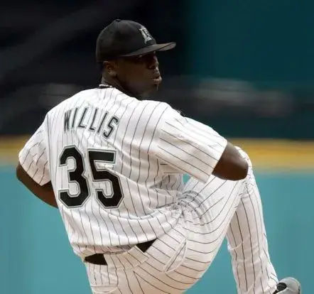 DONTRELLE WILLIS Florida Marlins 2003 Home Majestic Throwback Baseball Jersey 
