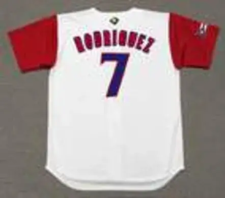 IVAN RODRIGUEZ Puerto Rico 2006 World Baseball Classic Throwback Jersey 