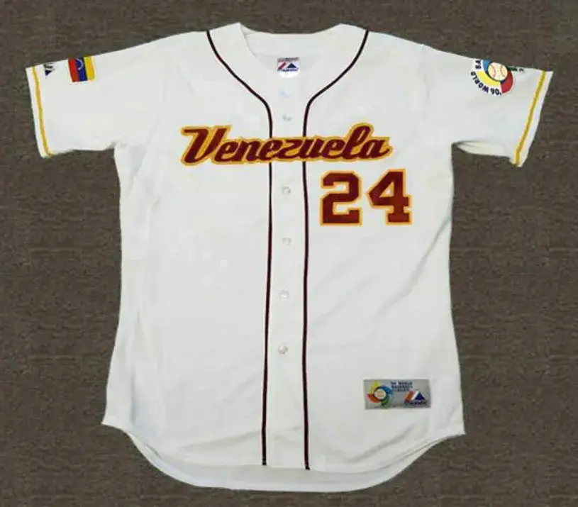 MIGUEL CABRERA 2006 Venezuela WBC Majestic Throwback Baseball Jersey 