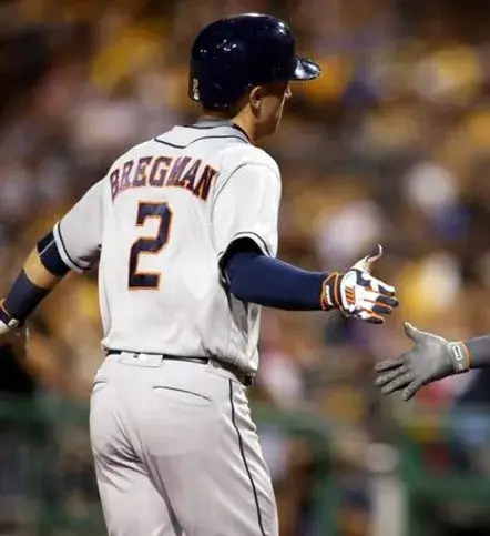 ALEX BREGMAN Houston Astros Majestic Away Baseball Jersey 