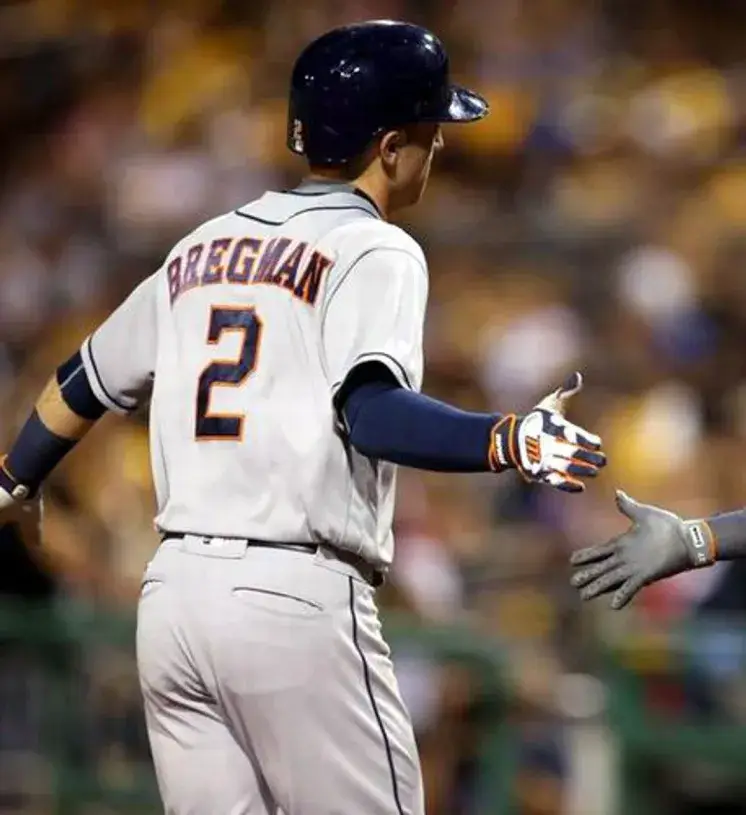 ALEX BREGMAN Houston Astros Majestic Away Baseball Jersey 
