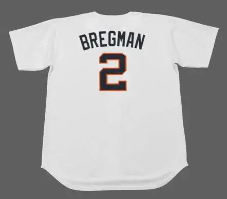 ALEX BREGMAN Houston Colt .45’s 1960’s Home Majestic Baseball Throwback Jersey