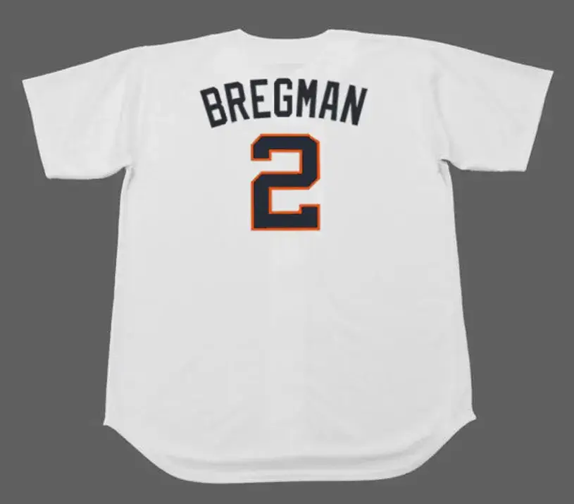 ALEX BREGMAN Houston Colt .45’s 1960’s Home Majestic Baseball Throwback Jersey