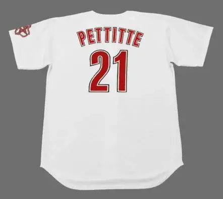 ANDY PETTITTE Houston Astros 2005 Majestic Throwback Home Baseball Jersey 