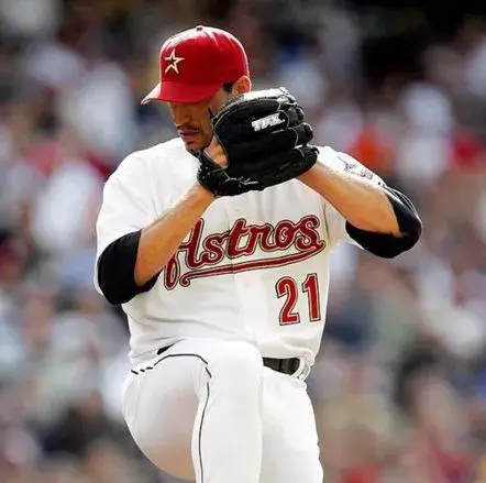 ANDY PETTITTE Houston Astros 2005 Majestic Throwback Home Baseball Jersey 