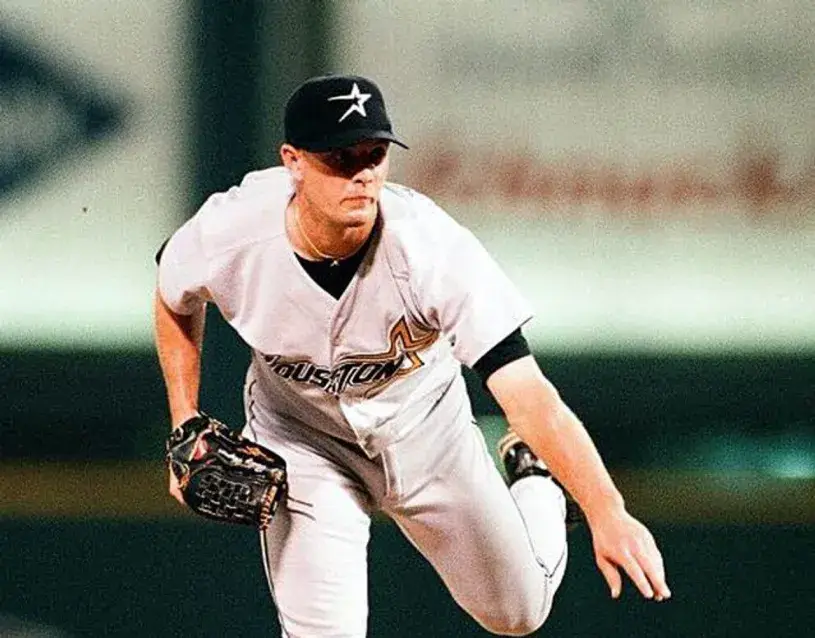 BILLY WAGNER Houston Astros 1998 Away Majestic Baseball Throwback Jersey 