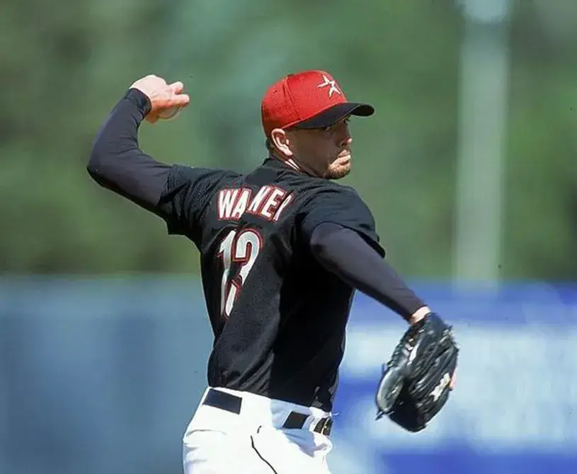 BILLY WAGNER Houston Astros 2001 Alternate Majestic Baseball Throwback Jersey 