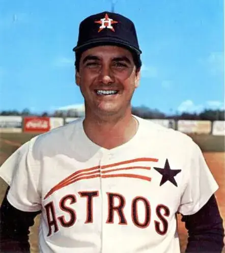 BOB ASPROMONTE Houston Astros 1967 Majestic Throwback Home Baseball Jersey 