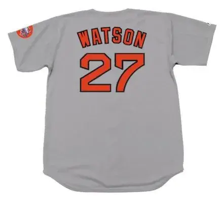 BOB WATSON Houston Astros 1971 Away Majestic Baseball Throwback Jersey 
