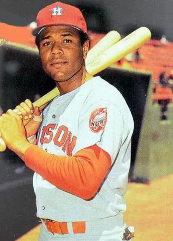 BOB WATSON Houston Astros 1971 Away Majestic Baseball Throwback Jersey 