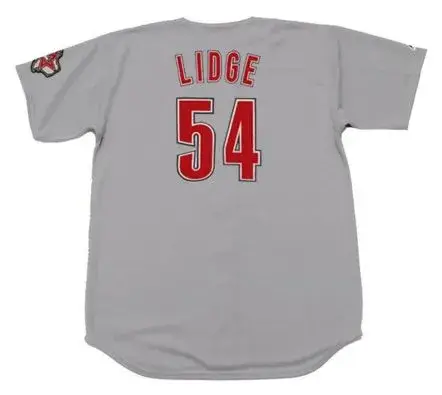 BRAD LIDGE Houston Astros 2005 Away Majestic Baseball Throwback Jersey 