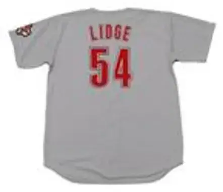BRAD LIDGE Houston Astros 2005 Away Majestic Baseball Throwback Jersey 