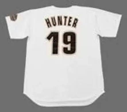 BRIAN HUNTER Houston Astros 1994 Home Majestic Baseball Throwback Jersey 