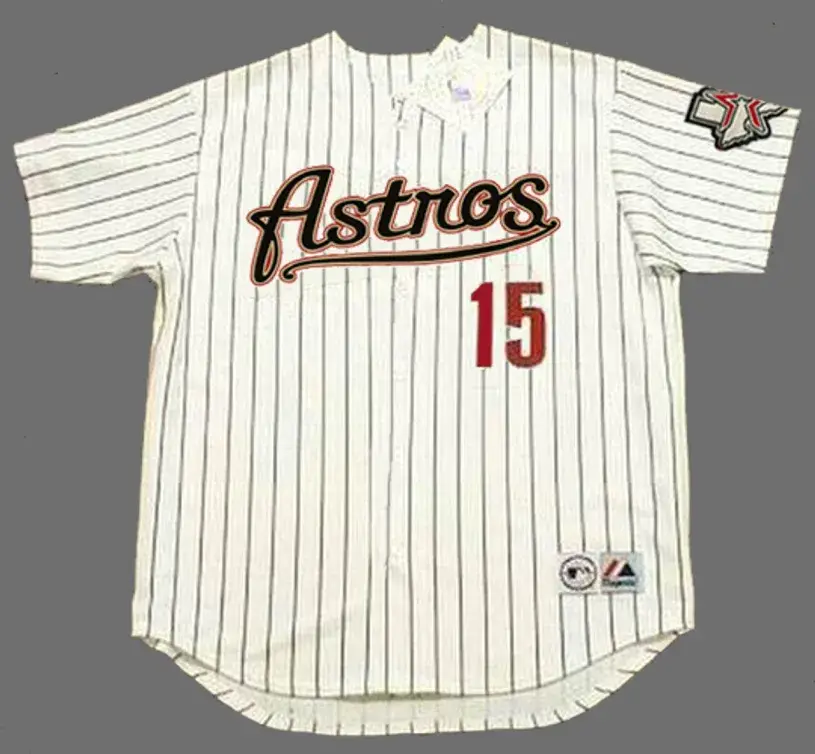 CARLOS BELTRAN Houston Astros 2004 Home Majestic Baseball Throwback Jersey