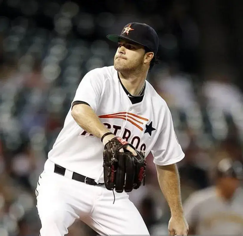 DALLAS KEUCHEL Houston Colt .45’s 1960’s Majestic Throwback Home Baseball Jersey 