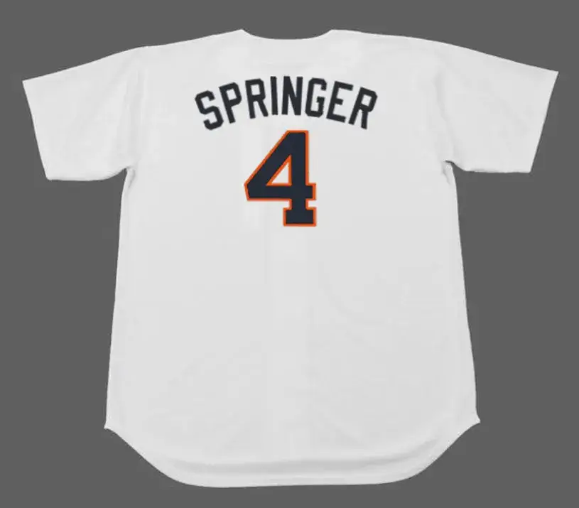 GEORGE SPRINGER Houston Colt .45’s 1960’s Home Majestic Baseball Throwback Jersey