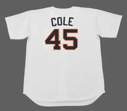 GERRIT COLE Houston Colt .45’s 1960’s Home Majestic Baseball Throwback Jersey