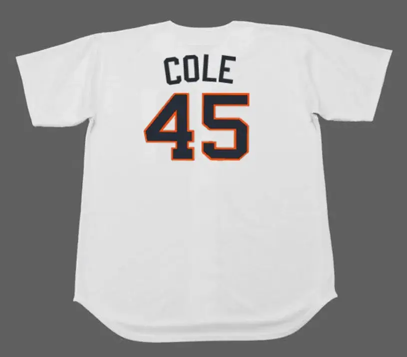 GERRIT COLE Houston Colt .45’s 1960’s Home Majestic Baseball Throwback Jersey