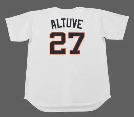 JOSE ALTUVE Houston Colt .45’s 1960’s Home Majestic Baseball Throwback Jersey