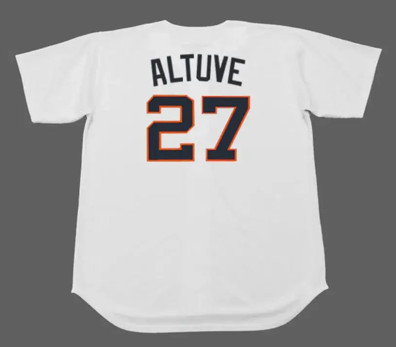 JOSE ALTUVE Houston Colt .45’s 1960’s Home Majestic Baseball Throwback Jersey