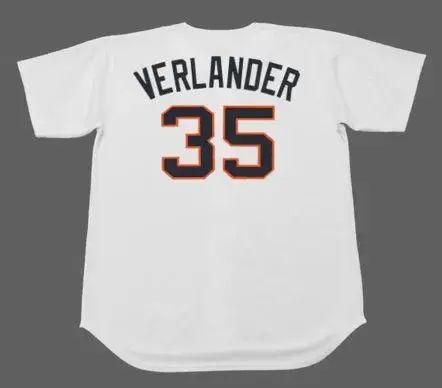 JUSTIN VERLANDER Houston Colt .45’s 1960’s Home Majestic Baseball Throwback Jersey