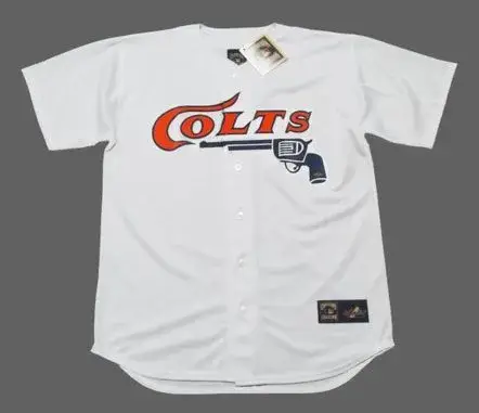 RUSTY STAUB Houston Colt .45’s 1964 Home Majestic Baseball Throwback Jersey 