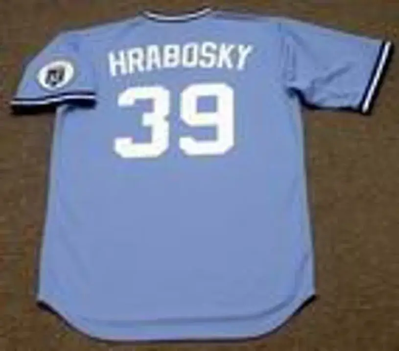 AL HRABOSKY Kansas City Royals 1978 Away Majestic Throwback Baseball Jersey 