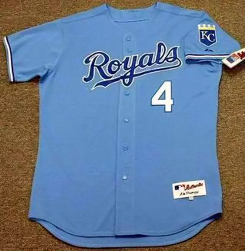 ALEX GORDON Kansas City Royals 2010 Authentic Majestic Alternate Throwback Baseball Jersey