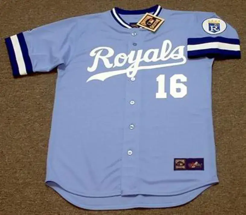BO JACKSON Kansas City Royals 1989 Away Majestic Baseball Throwback Jersey