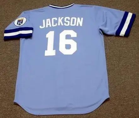 BO JACKSON Kansas City Royals 1989 Away Majestic Baseball Throwback Jersey 