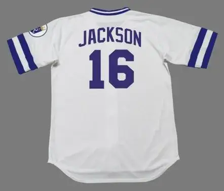 BO JACKSON Kansas City Royals 1989 Home Majestic Baseball Throwback Jersey 