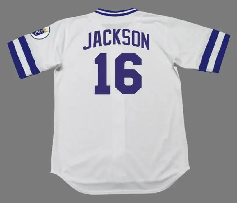 BO JACKSON Kansas City Royals 1989 Home Majestic Baseball Throwback Jersey 