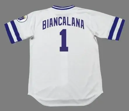 BUDDY BIANCALANA Kansas City Royals 1985 Home Majestic Throwback Baseball Jersey 