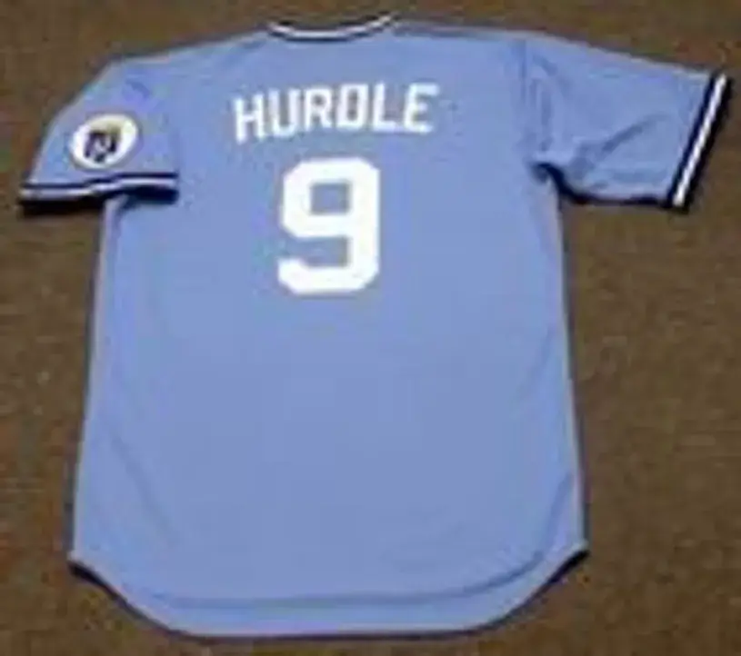 CLINT HURDLE Kansas City Royals 1978 Away Majestic Throwback Baseball Jersey 