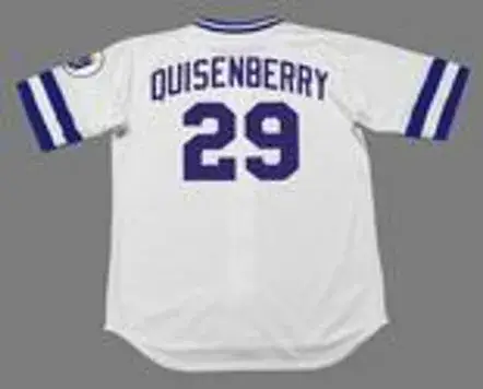 DAN QUISENBERRY Kansas City Royals 1985 Home Majestic Throwback Baseball Jersey 