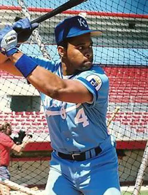 DANNY TARTABULL Kansas City Royals 1989 Away Majestic Throwback Baseball Jersey 