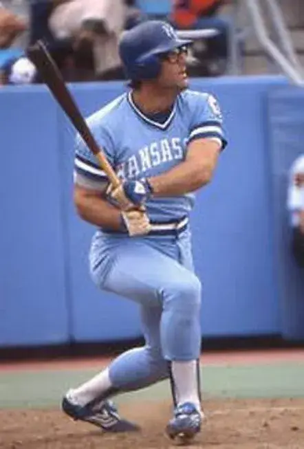DARRELL PORTER Kansas City Royals 1980 Away Majestic Throwback Baseball Jersey 