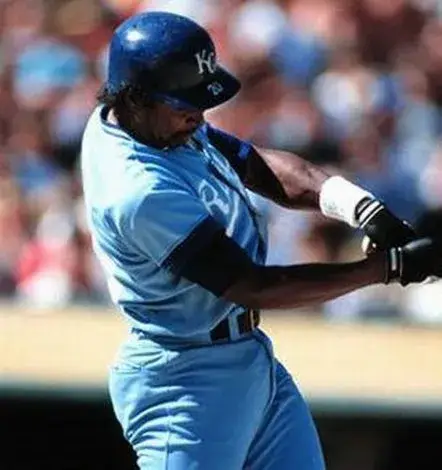 FRANK WHITE Kansas City Royals 1985 Away Majestic Throwback Baseball Jersey 
