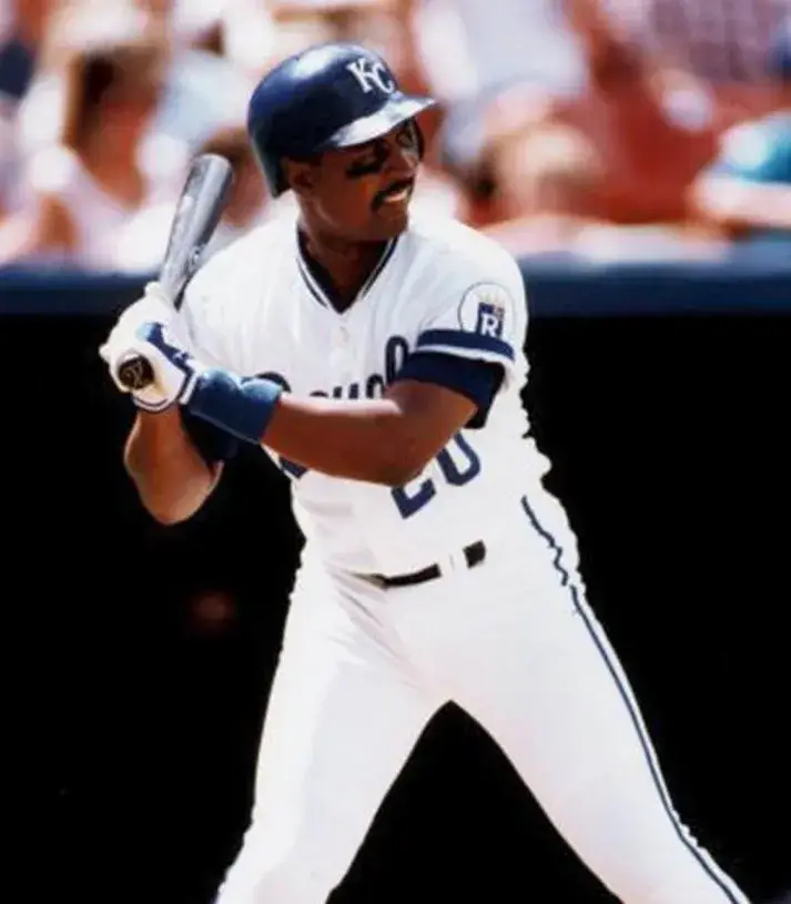 FRANK WHITE Kansas City Royals 1985 Majestic Cooperstown Home Baseball Jersey 